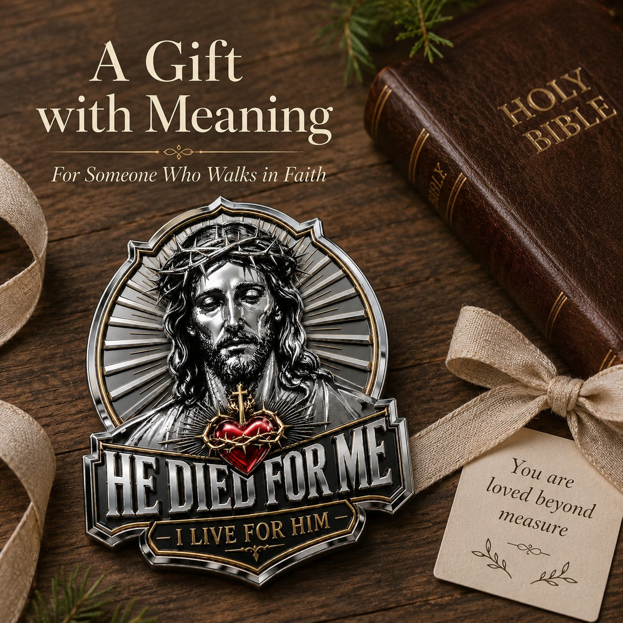 🔥Last Day 49% OFF🔥 -He Died For Me Emblem