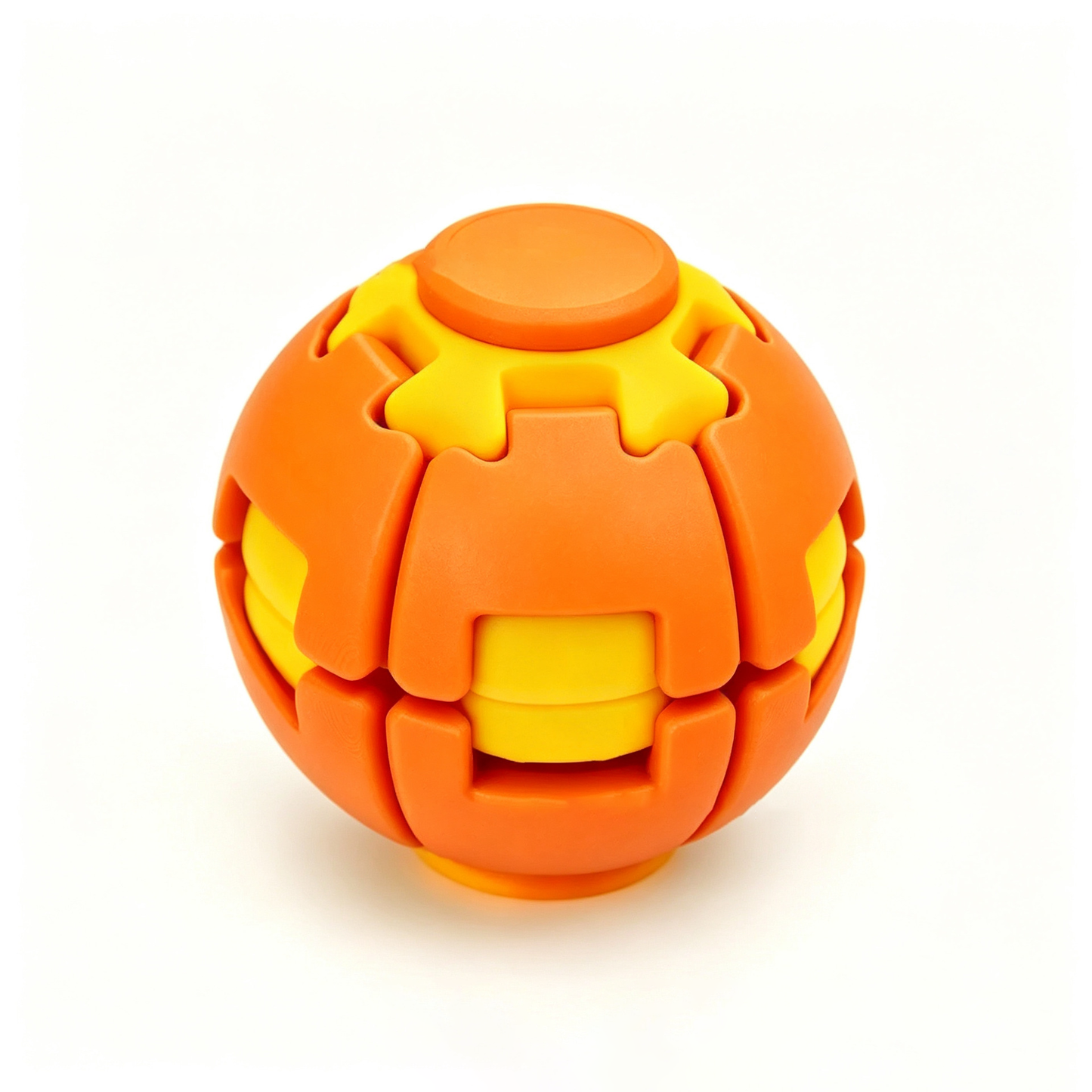 Magic Squishy Spinning Ball – Press-to-Spin Pocket Fidget Toy
