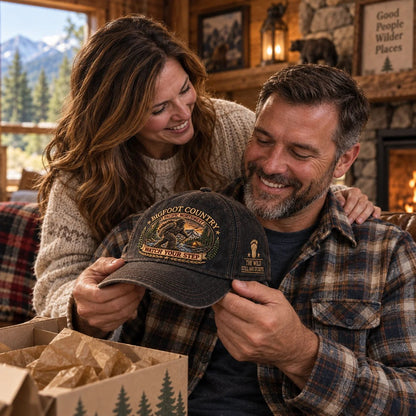 🔥Hot Sale🔥 -  2027 Bigfoot Country Heritage Cap – Pacific Northwest Vintage Washed Embroidered Hat