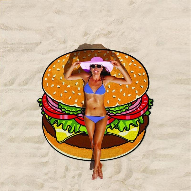 🍩🍕🍟Fun And Fancy Beach Towel（Buy 2 Free Shipping）