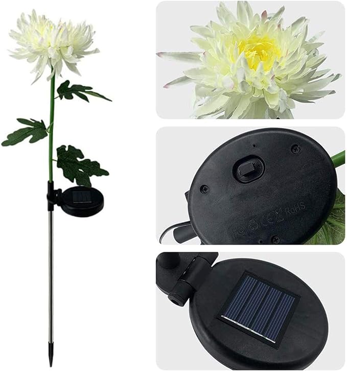 (🔥SUMMER HOT SALE NOW 49% OFF) - Chrysanthemum Solar Garden Stake