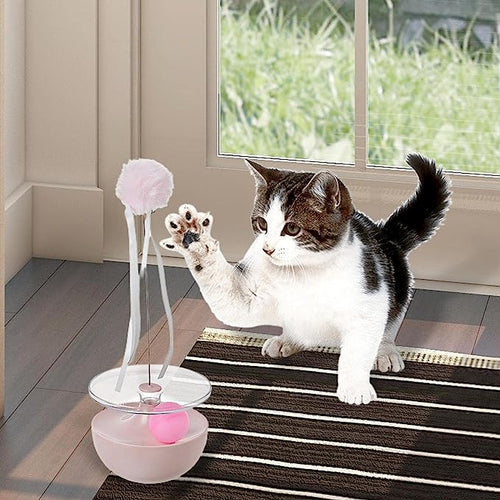 😸 Irregular Rotating Interactive  Cat Self Play Wand 💕