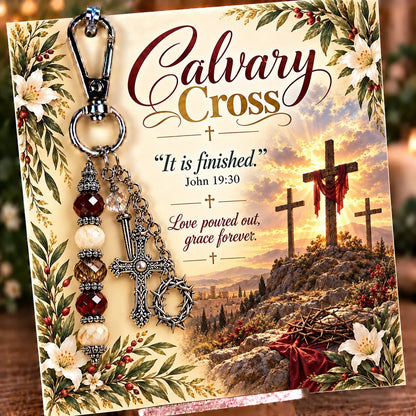 🔥Hot Sale🔥 - ✝️ Carry Your Faith With You - Christian Scripture & Prayer Keepsake Keychain