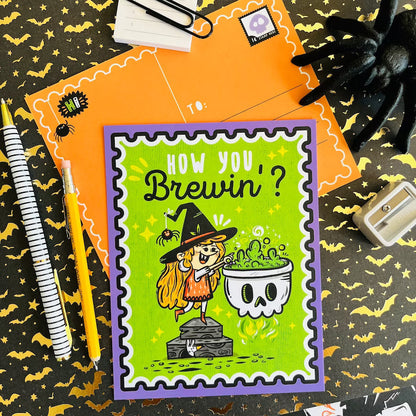 👻Spooky Tidings Postcard Set (6 designs)