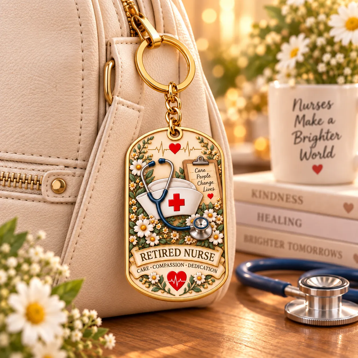 👩‍⚕️ Retired Nurse Keychain