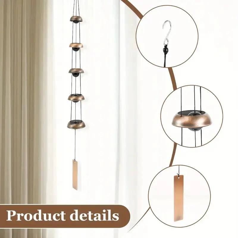 Metal Pagoda Wind Chimes for Outside