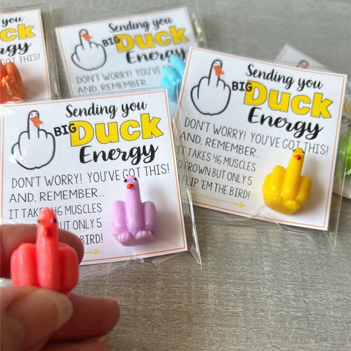 🤣Funny Middle Finger Duck Lucky Charm Gift🎁