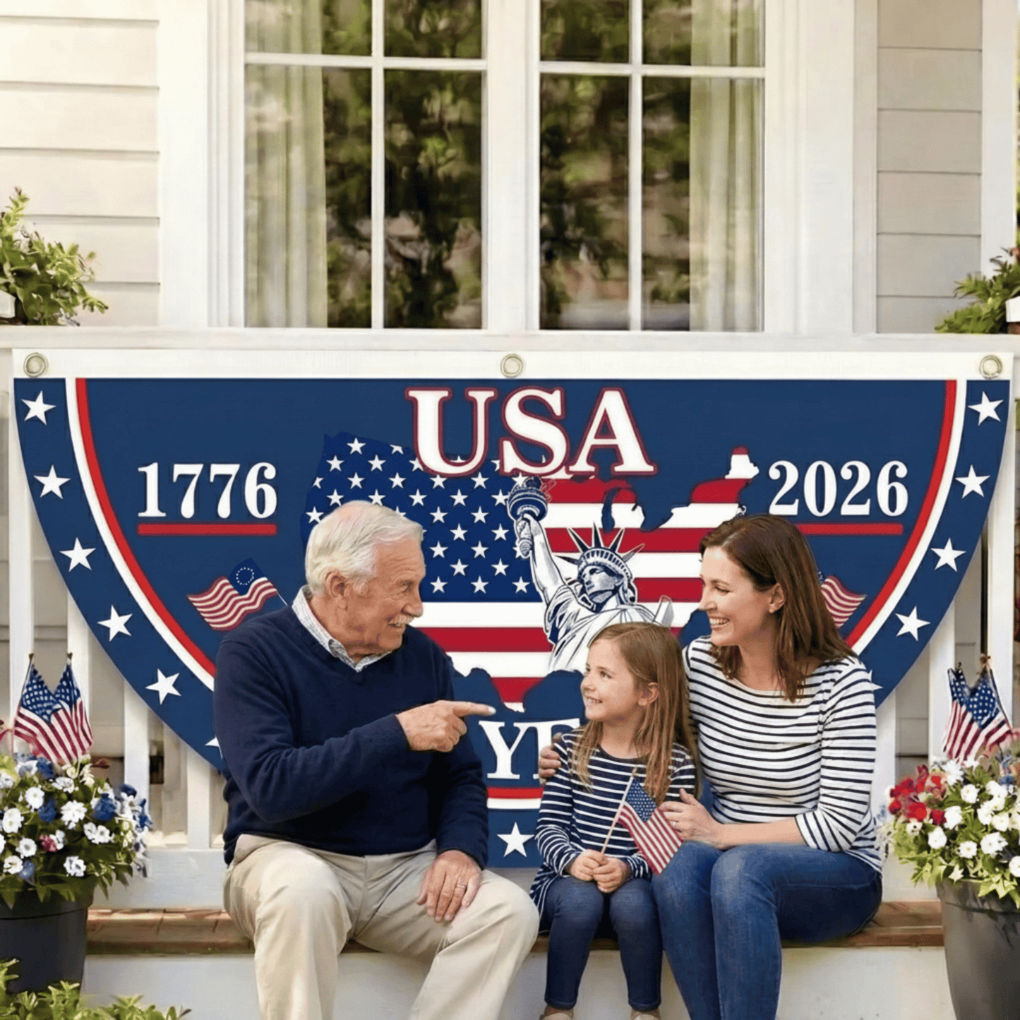 250th Anniversary USA Fan Flag