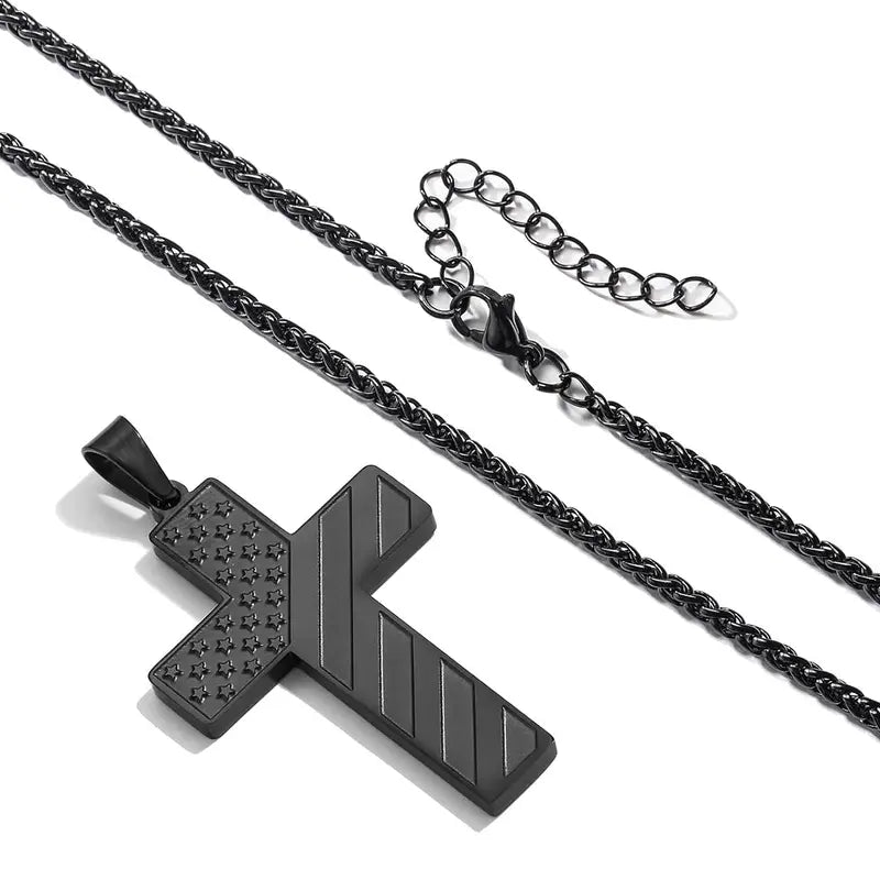 ✝️ Stainless Steel Cross Necklace