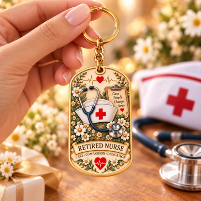 👩‍⚕️ Retired Nurse Keychain