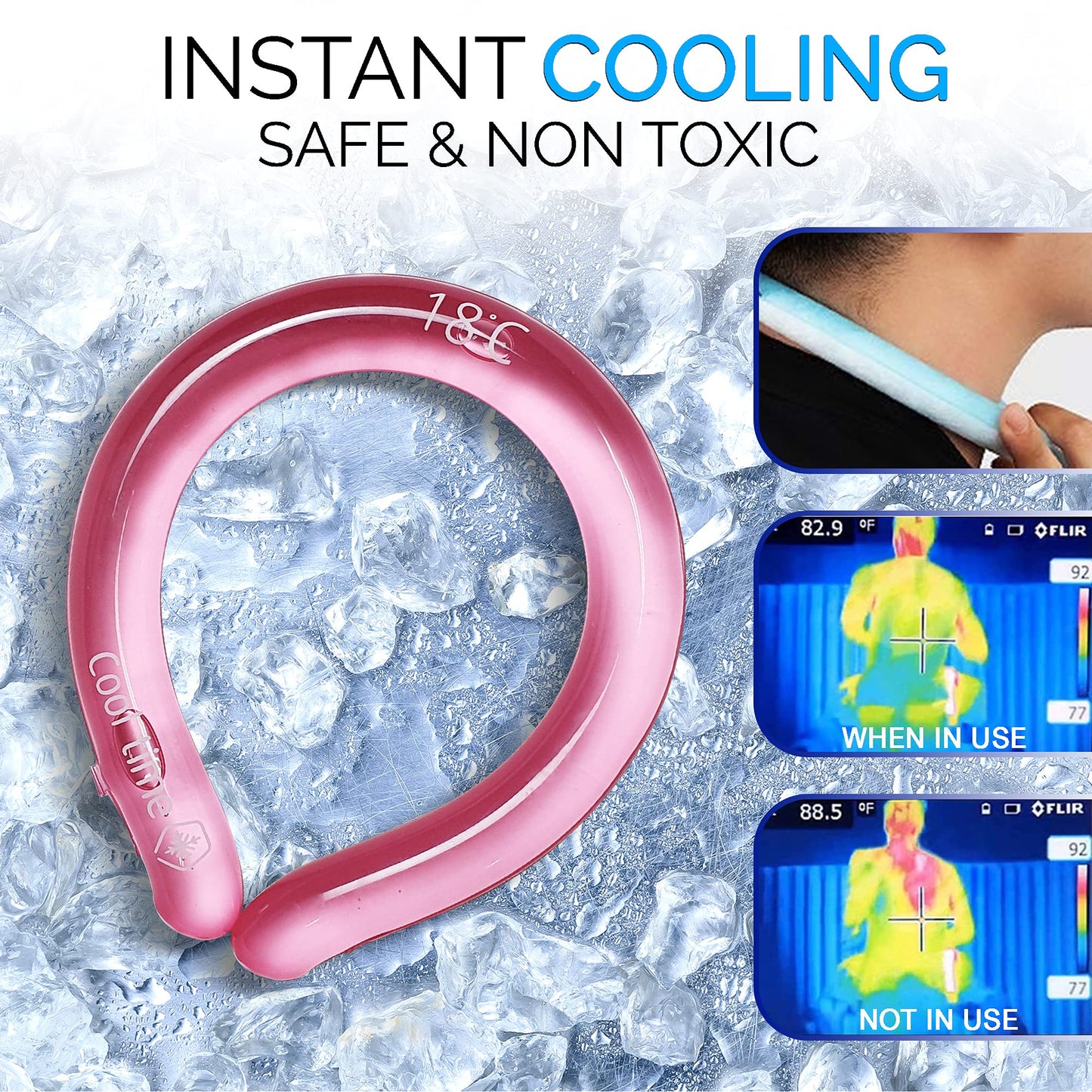 💥2025 New Products❄️Wearable Cooling Neck Wraps for Summer Heat