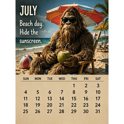 🦶2027 Bigfoot's Daily Life Calendar