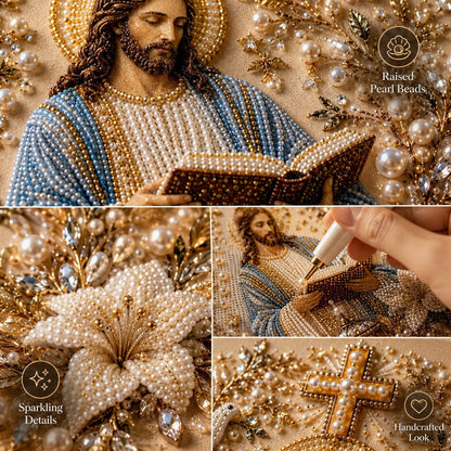 🙏🙏Christian DIY Pearl Art Set