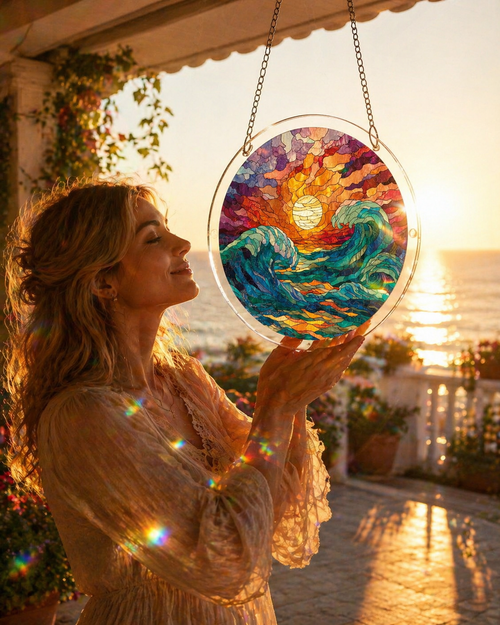 🔥Limited-time 50% off sale🎁 Handmade DIY Acrylic Puzzle: Sun Catcher