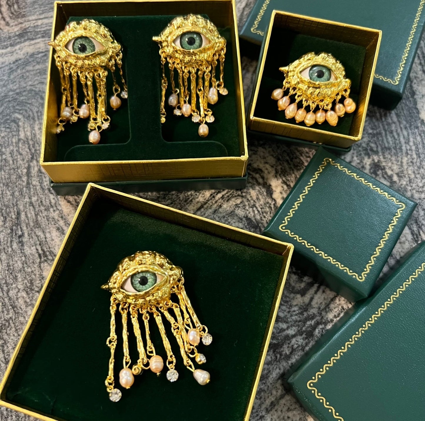 Rare Eyeball Tassel Earrings