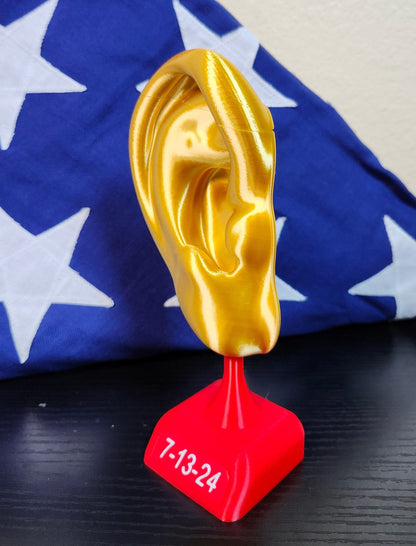 Ear 3D Print - Historical Moment Collectable Commemorative Desk Shelf Accessory