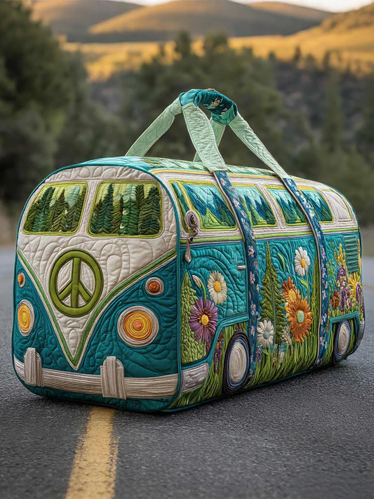🔥LAST DAY 50% OFF✨Hippie Van Quilted Duffle Bag