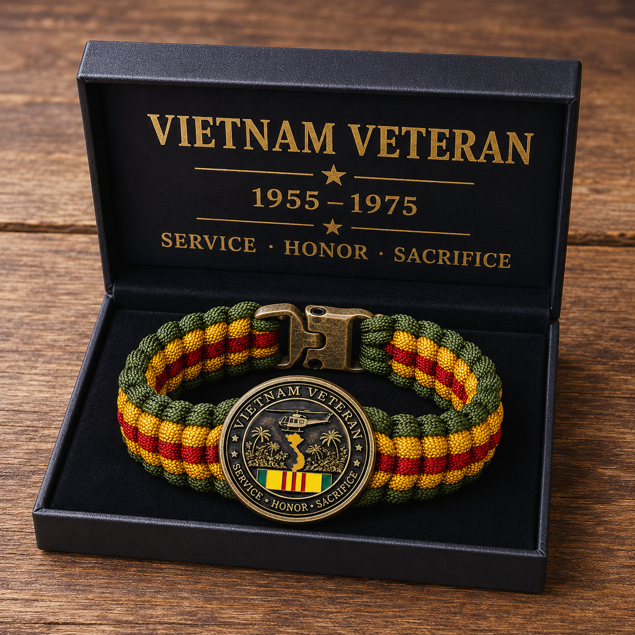 🏆Last Day Promo: 49% OFF 🎖️-Vietnam Veteran Survival Tribute Paracord Bracelet