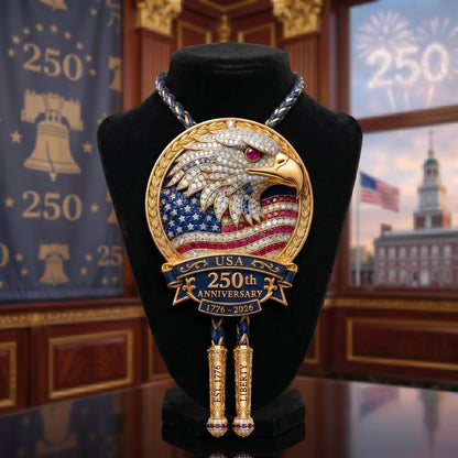 🦅 USA 250th Anniversary Eagle Bolo Tie