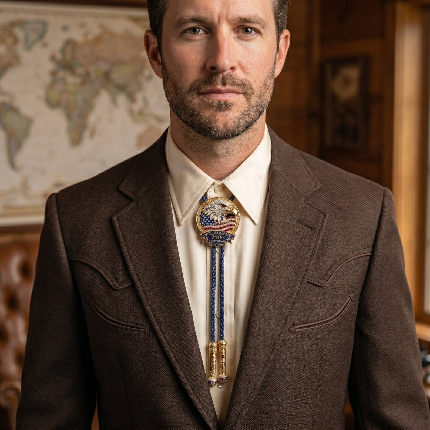 🦅 USA 250th Anniversary Eagle Bolo Tie