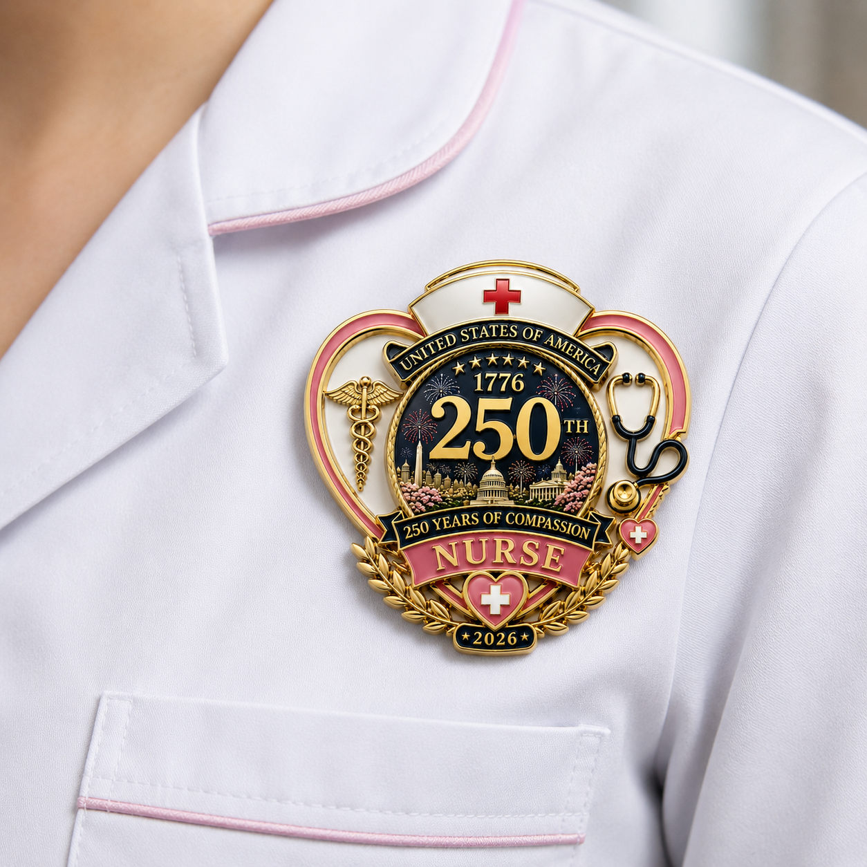 250th Anniversary Nurse Pin
