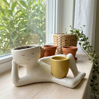 Relaxing Lady Planter