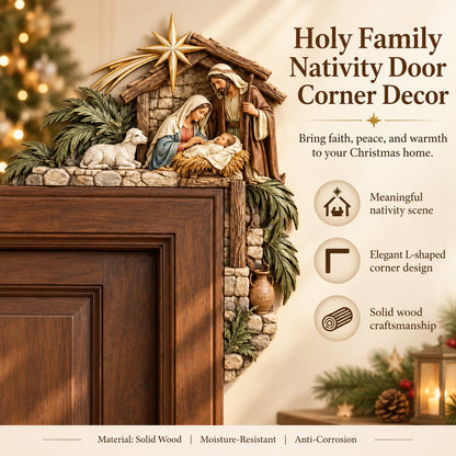 Christmas Nativity Door Frame Corner Decor