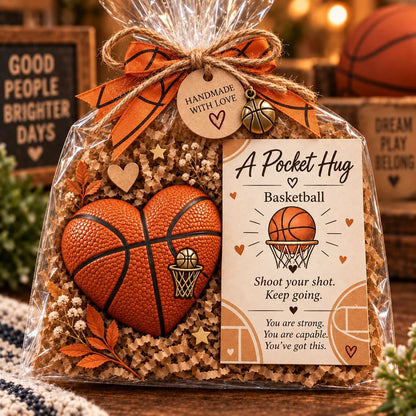 🔥Hot Sale🔥 - 🏆 Sports Pocket Hug – Inspirational Keepsake Gift for Athletes & Sports Lovers ❤️