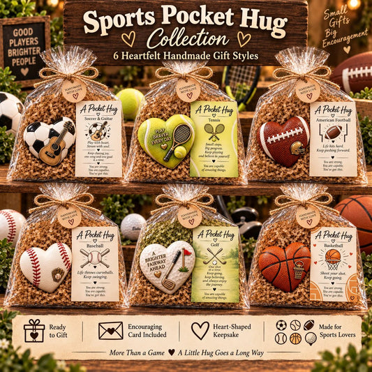 🔥Hot Sale🔥 - 🏆 Sports Pocket Hug – Inspirational Keepsake Gift for Athletes & Sports Lovers ❤️