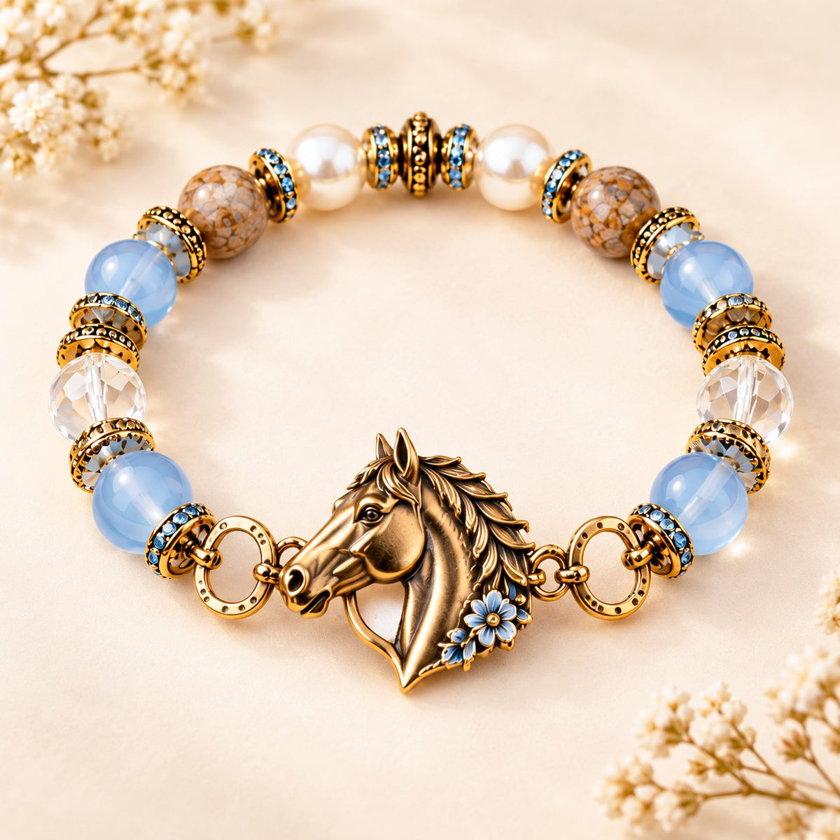 🐴 Therapy Horse Healing Bracelet - A Meaningful Keepsake Inspired by the Healing Bond Between Horses & Hearts 🤍