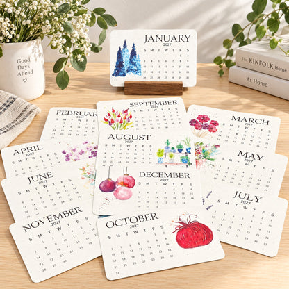 🌱 2027 Seed Paper Calendar – Grow a Garden Month by Month, A Gift of Hope &amp; Sustainability