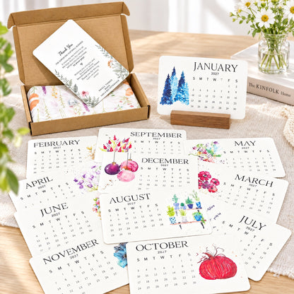 🌱 2027 Seed Paper Calendar – Grow a Garden Month by Month, A Gift of Hope &amp; Sustainability