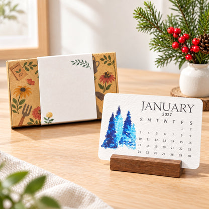 🌱 2027 Seed Paper Calendar – Grow a Garden Month by Month, A Gift of Hope &amp; Sustainability
