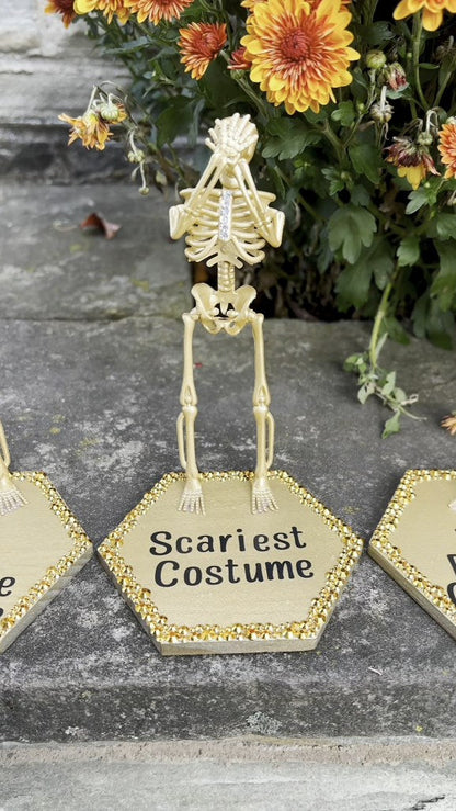 🔥Hot Sale-🏆Halloween Best Costume Skeleton Trophy