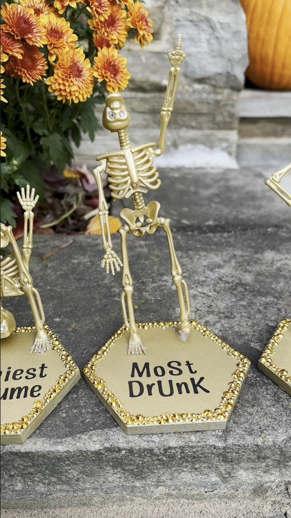 🔥Hot Sale-🏆Halloween Best Costume Skeleton Trophy
