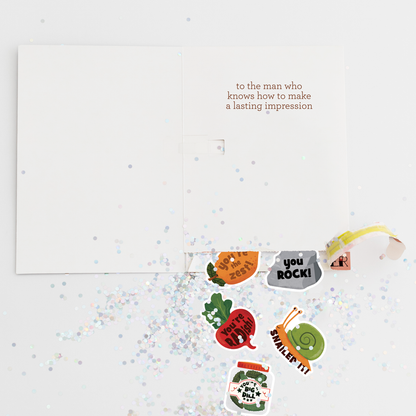 🎊Endless Father's Day Card + Pull Surprise 👨‍👦🔊 - Joker Greeting Prank Card (Sequin + Sound)