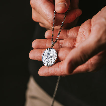 Memento Mori Talisman Medallion - Helps Pair Veterans With A Service Dog Or Shelter Dog