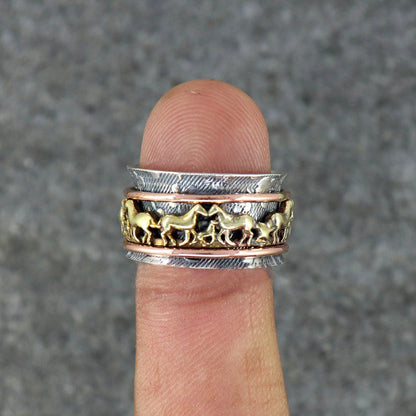 🔥Hot Sale-49% OFF — 🐎Horse Spinner Ring（Buy 2 Free Shipping）