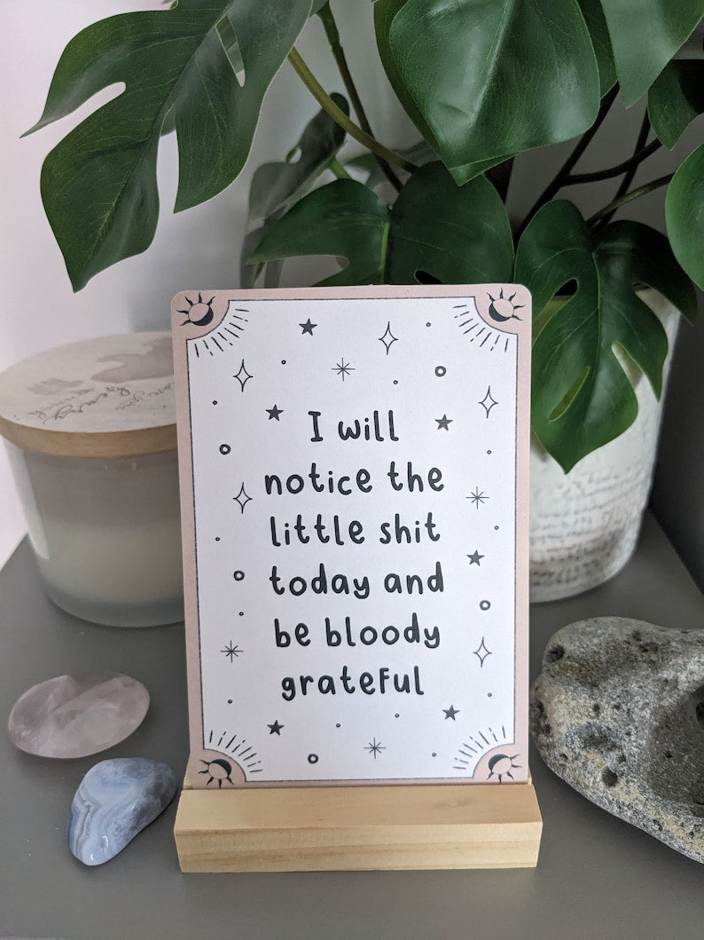 🎁Funny Sweary Affirmation Cards