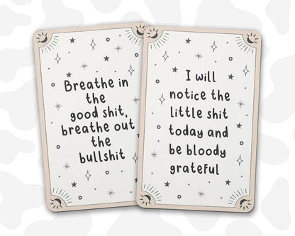 🎁Funny Sweary Affirmation Cards