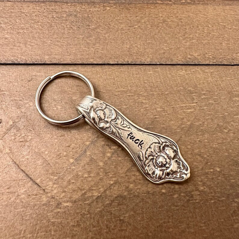 😂Fu*k Spoon handle keychain🥄