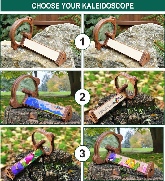 💗✨Wooden DIY Kaleidoscope Kit