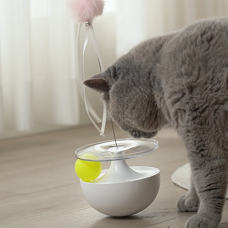 😸 Irregular Rotating Interactive  Cat Self Play Wand 💕