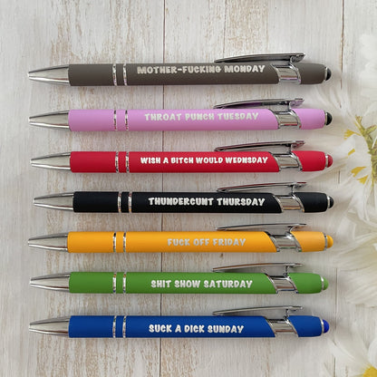 🤪Offensive Pen Set | Funny Daily Pen Set of 7