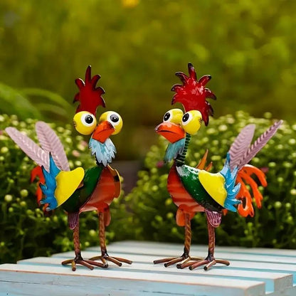 💥This Week's Special Price 🐓 Metal-Rooster Outdoor Statue