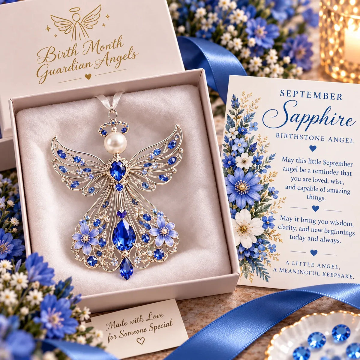 👼 Birth Month Guardian Angel | 12 Birthstone-Inspired Keepsakes for Meaningful Gifts ✨