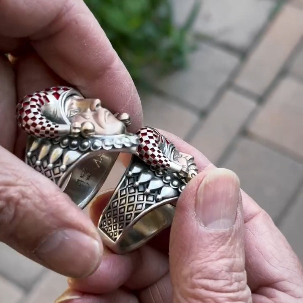 Tragedy And Comedy Clown Ring