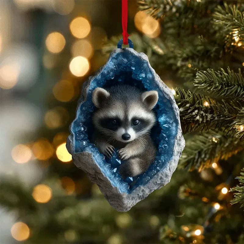 🔥🎄Early Bird Christmas Sale 50% OFF | Geode Animal Ornaments