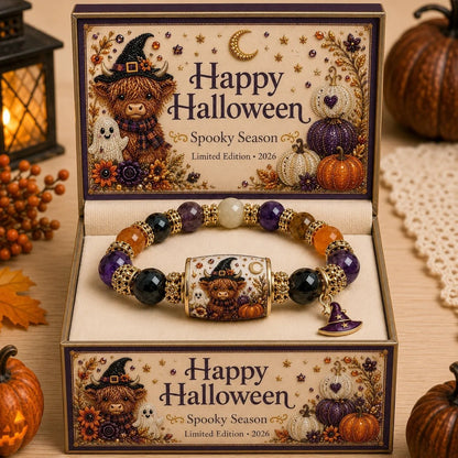🎃 Limited Edition Halloween Beaded Bracelet Set | Spooky Cute Gift Jewelry