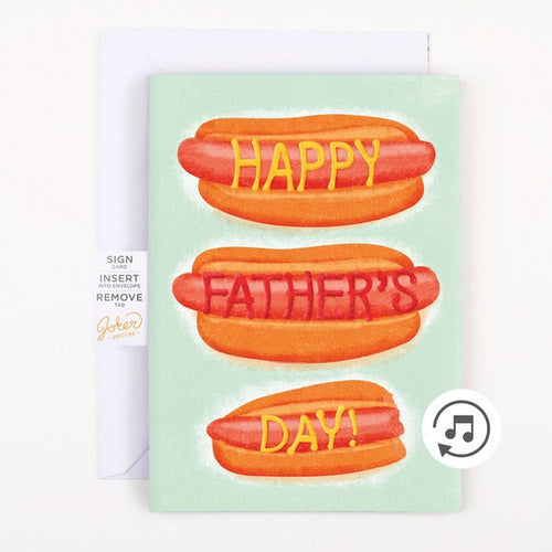 🤣Endless Dad, Dad, Dad, Father's Day Card with glitter 🔊